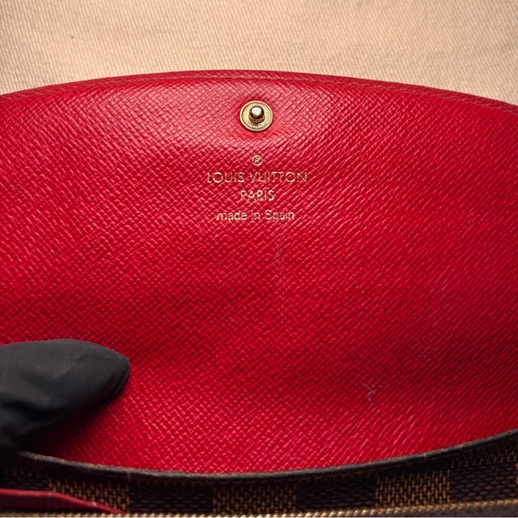 Louis Vuitton — Damier Ebene Emilie Wallet ❣️ AUTHENTIC/EUC✨ - Picture 4 of 16